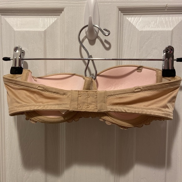 WonderBra Nude Lace Strapless Bra 34B (No Straps) #1 - Picture 6 of 14